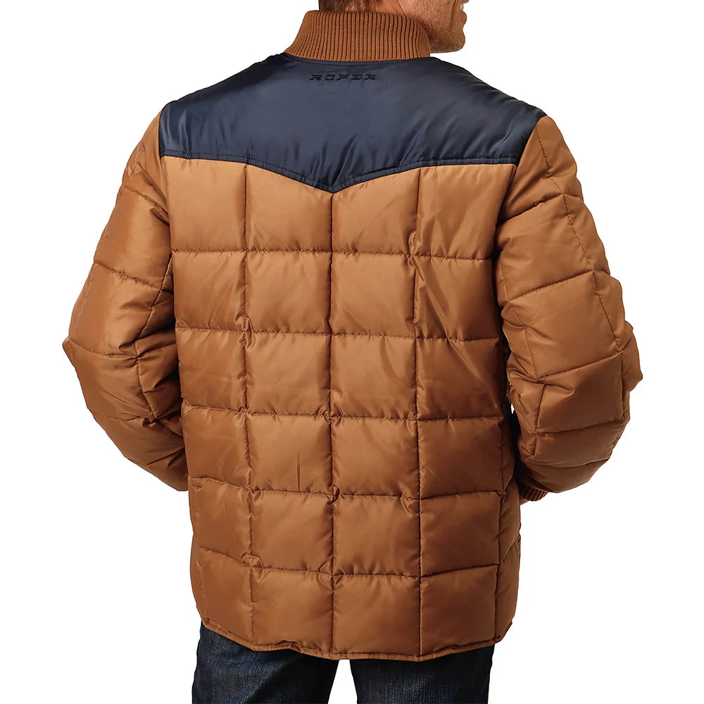 Roper Men's Brown Puffer Jacket - Image 2