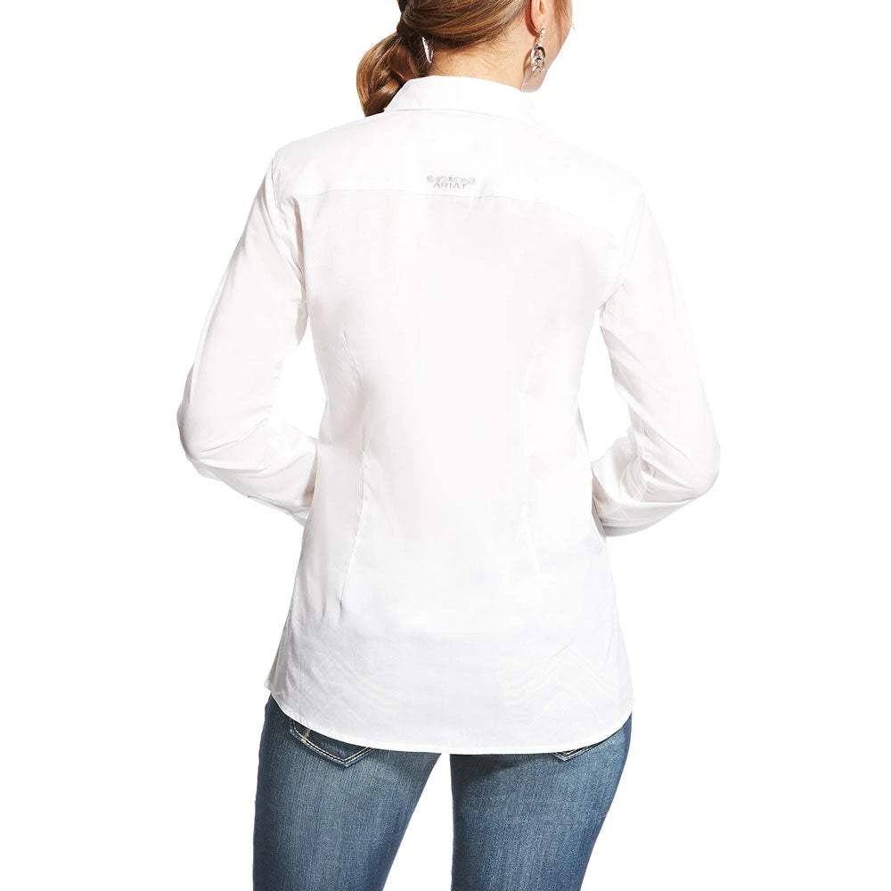 Ariat Kirby White Stretch Button Down - Image 3