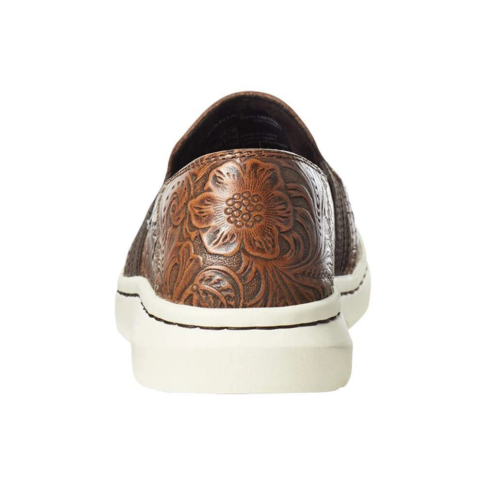 Ariat Womens Brown Floral Embossed Ryder Casual - Image 3