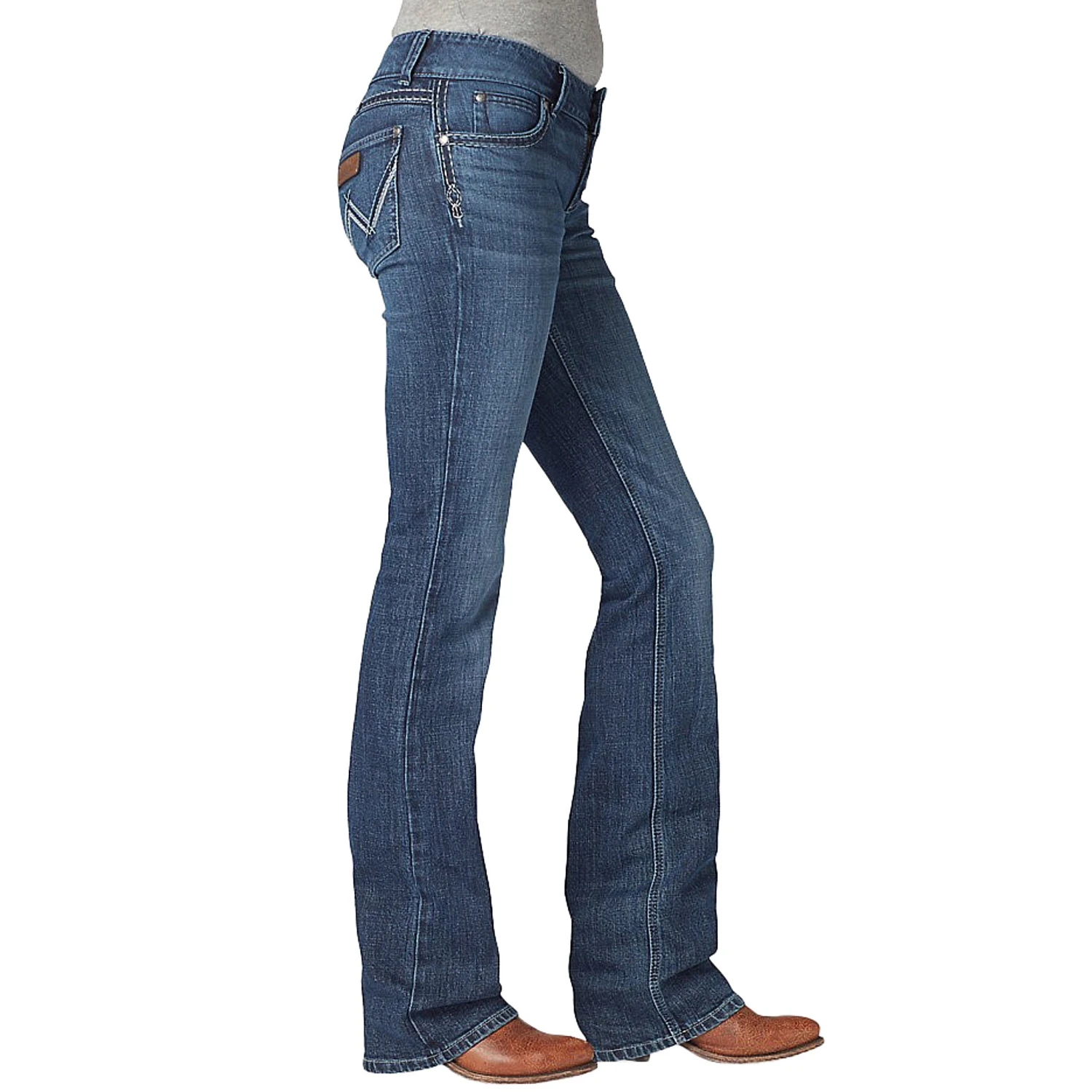 Wrangler Women's Retro Sadie Low Rise Bootcut Jeans - Image 3
