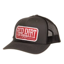 Red Dirt Hat Company Grey And Black Cap