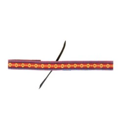 Austin Accent Red Multi Color Cloth Tie Back Hat Band