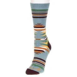 Pendleton Woolen Mills Aqua Falcon CoveCrew Sock