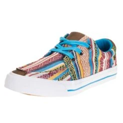 Roper Women's Roper Angel Fire Blue Aztec Tennis Shoe
