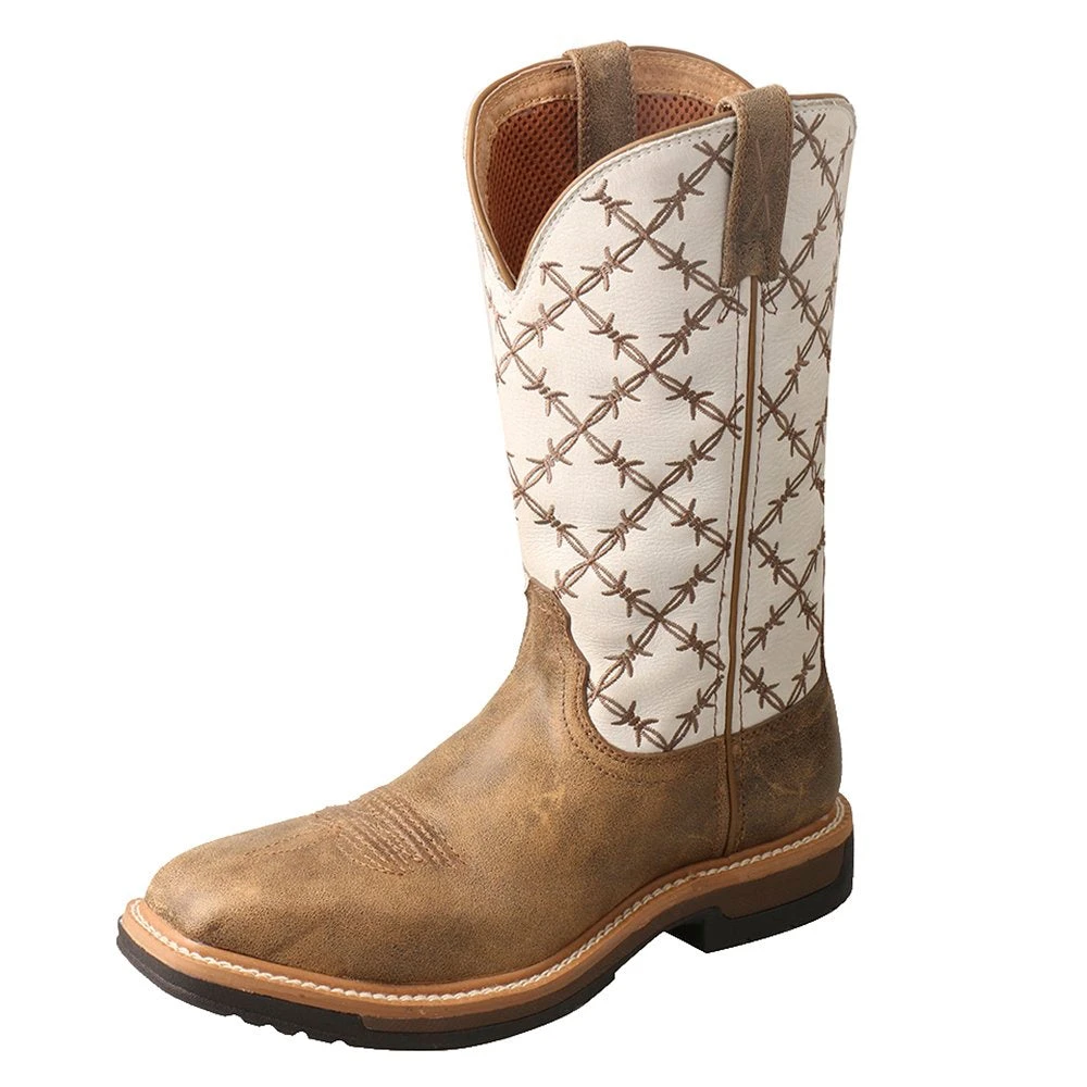 Twisted X Womens 11` Alloy Toe Lite Western Work Boot