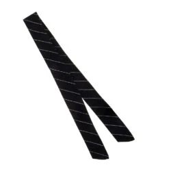 Gigi Pip Black Striped Linen Fabric Hat Band