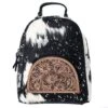 American Darling Small Hair-On Hide Convertible Concealed Carry Backpack Purse