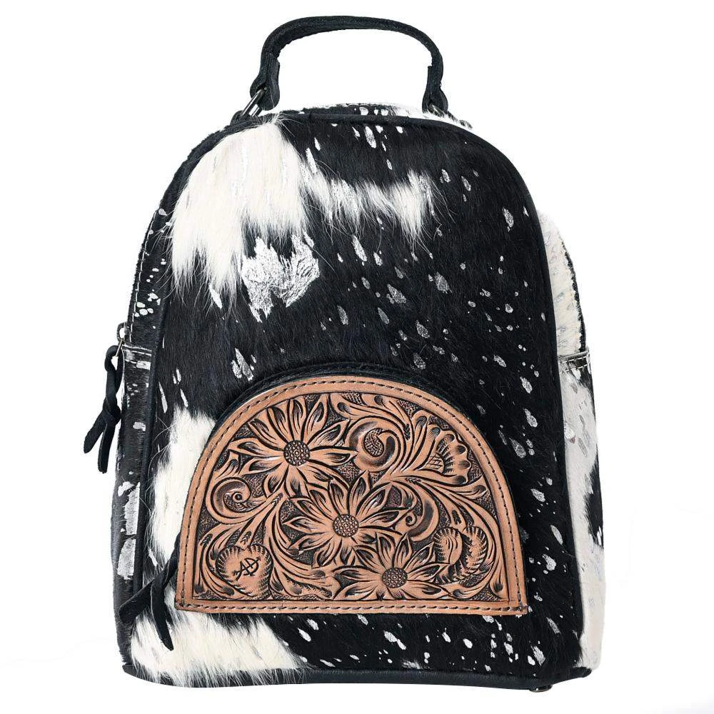 American Darling Small Hair-On Hide Convertible Concealed Carry Backpack Purse