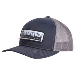 Martin Saddlery Navy And Charcoal Large Patch Logo Cap