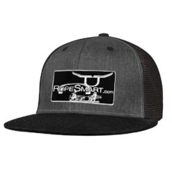 Ropesmart Rope Smart Black Patch Trucker Snapback Cap