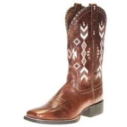 Ariat Women's Round Up Skyler Canyon Tan 11in. Tan Top Cowgirl Boot