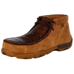 Twisted X Men`s Work Chukka Driving Moc-Tan Spice