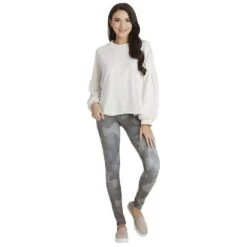 Mud Pie Women's Ziggy Green Camo Leggings