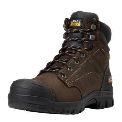 Ariat Women`s Brown Treadfast Steel Toe Work Boot