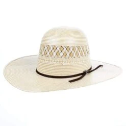 M&F Twister 20X Shantung Two Tone 4 1/4` Brim Straw Cowboy Hat