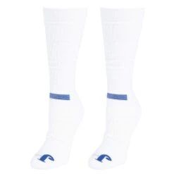 Just Dry Cush Crew White 2 PK White Cobalt