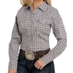 Cinch Women's Printed Pearl Snap Shirt