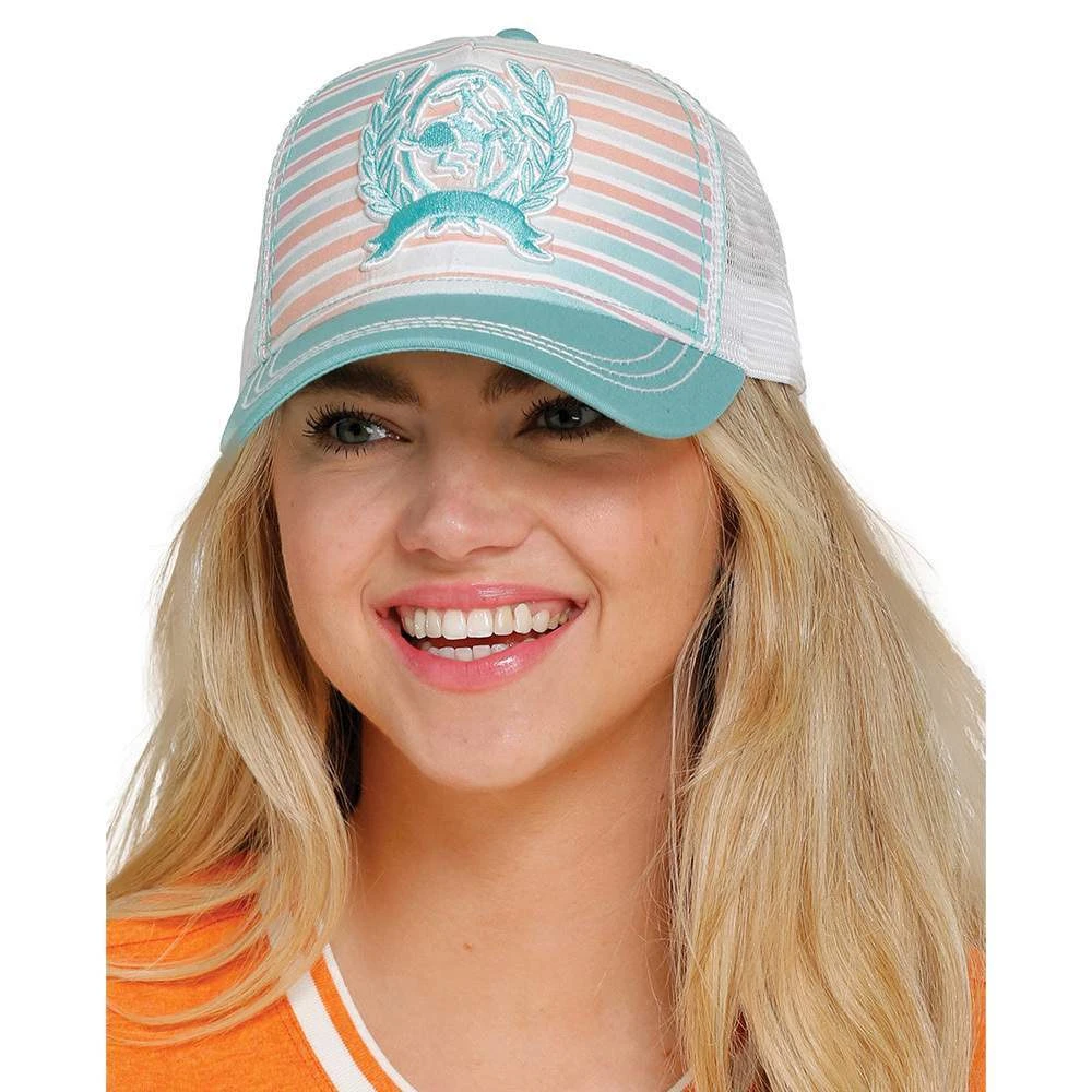Cinch Women's Turquoise Cinch Logo Trucker Cap