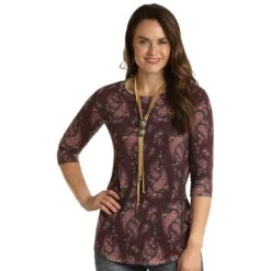 Panhandle Women's Paisley Swing Tee