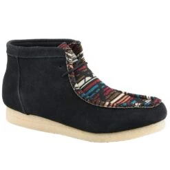 Roper Footwear Men`s Footwear Black Aztec Suede GumSole Chukka