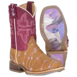Tin Haul Kids Don't Touch Cool Moo Sole Boot