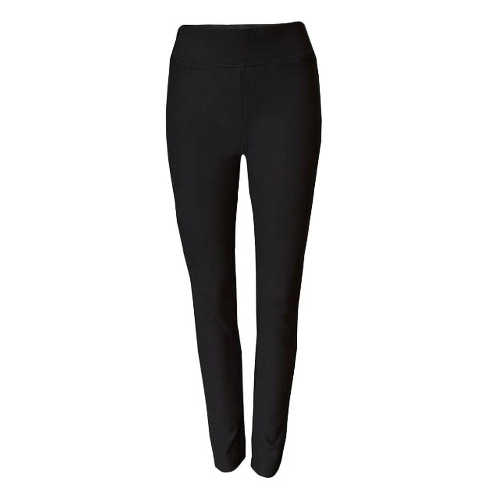 True Blue Women's Black Ponte Leggings