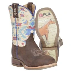 Tin Haul Kids Geronimo Saddle Up Sole Square Boot