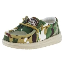 Heydude Toddler Hey Dude Wally Ripstop Camo Casual Shoe