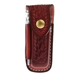 Victorinox Swissarmy Zermatt Pouch With Steel, Medium Brown Leather