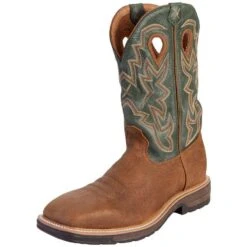 Twisted X Men's Distressed Shoulder Steel Toe Waterproof Lite Weight Cowboy Work Boots