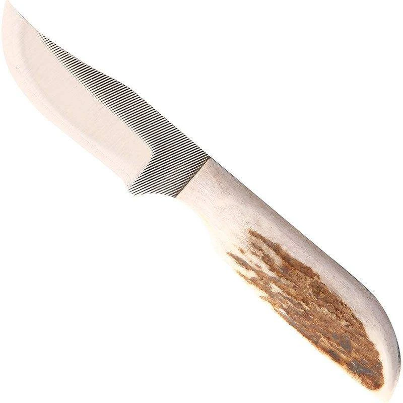 Anza Small Clip Point Knife With Elk Handle