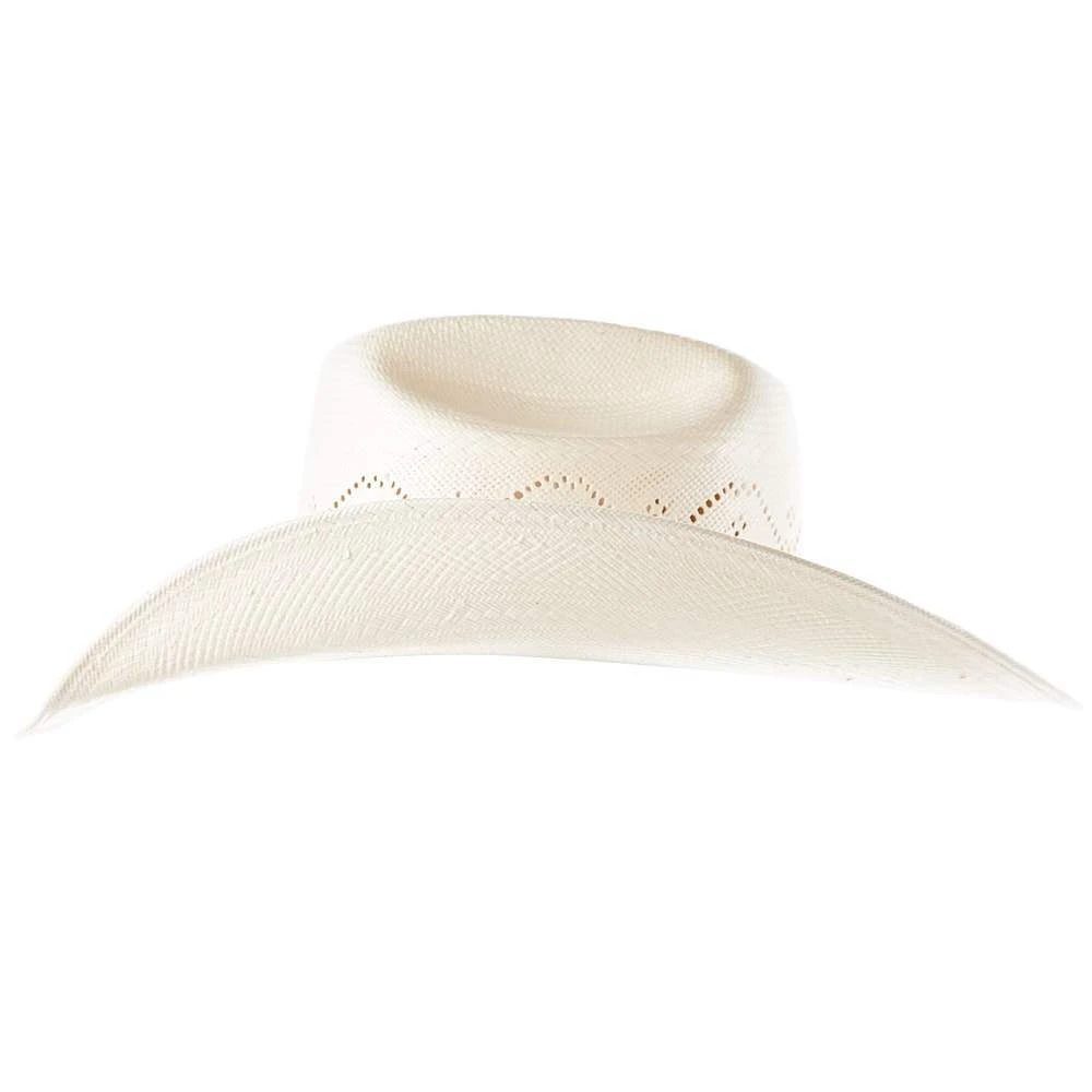 American Hats AHC 7420 2 Cord Black Band 4 1/4in. Brim Straw Cowboy Hat - Image 2