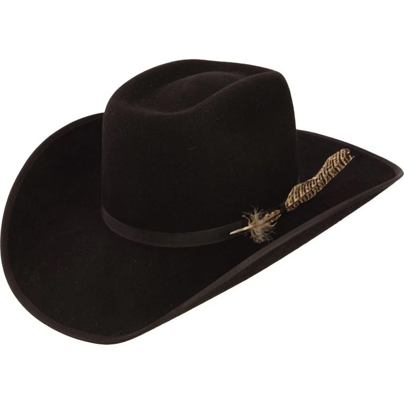 Resistol Youth Holt Jr. B Black Felt Cowboy Hat