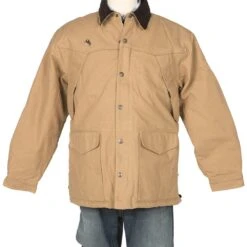 Wyoming Traders Men's Canvas Tan Ranch Coat