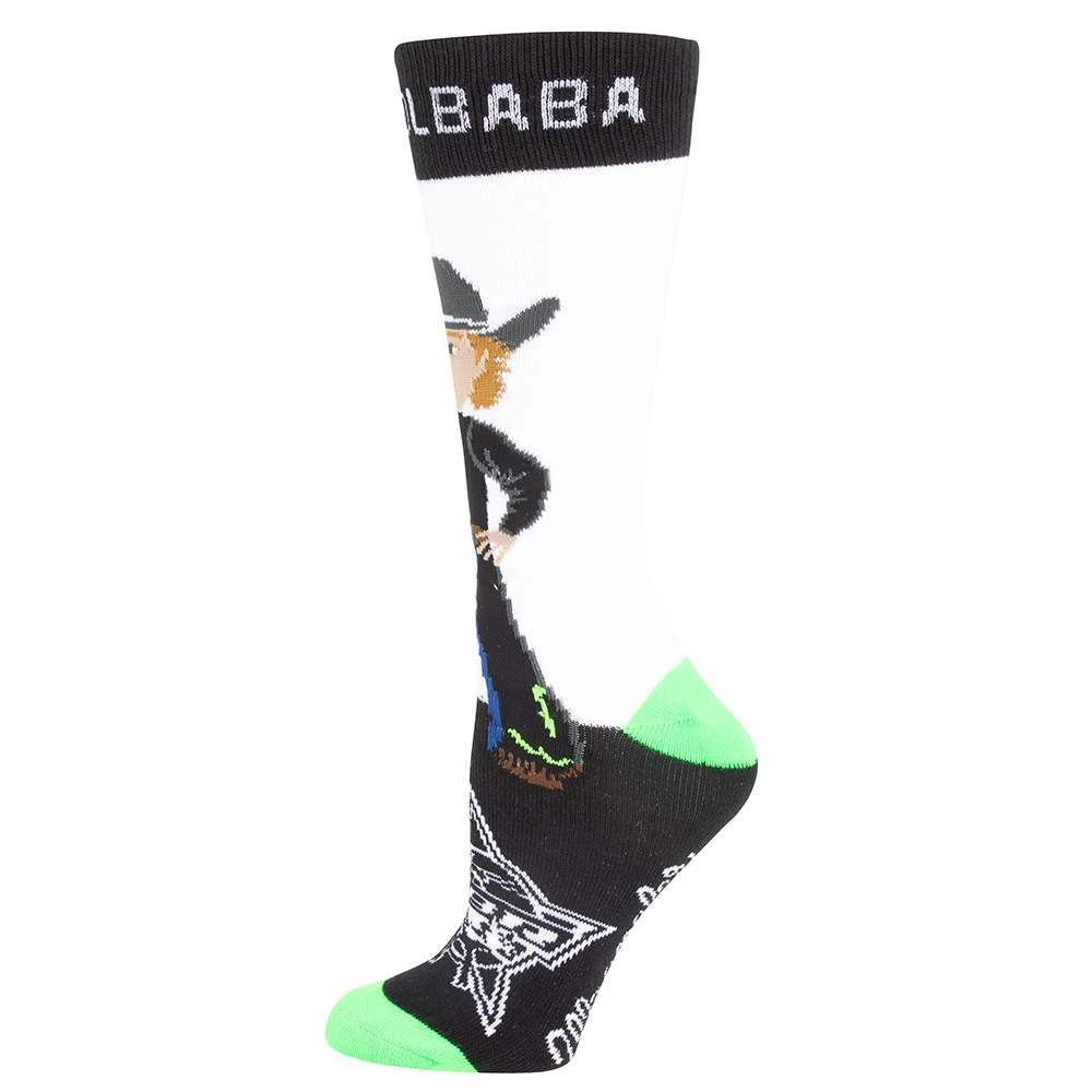 For Bare Feet Unisex FBF Wrangler PBR Derek Kolbaba Signing Bonus OSFM Sock - Image 3