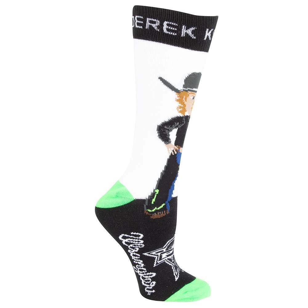 For Bare Feet Unisex FBF Wrangler PBR Derek Kolbaba Signing Bonus OSFM Sock - Image 5