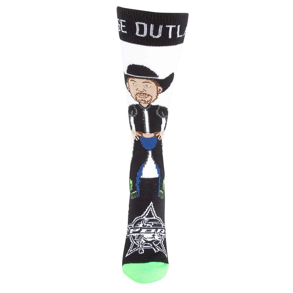 For Bare Feet Unisex Wrangler PBR Chase Outlaw Signing Bonus Sock - Image 2