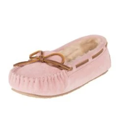 Minnetonka Women's Pink Blush Cally Slippers