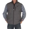 Cinch Mens Charcoal Bonded Concealed Carry Vest