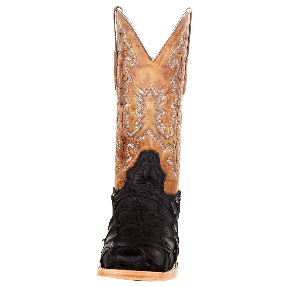 Corral Women's Black Fish Tan Top Boot - Image 2