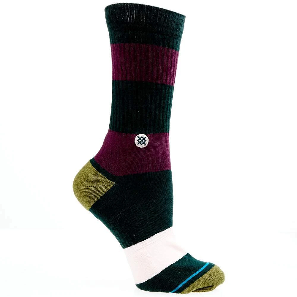 Stance Suited Green Stripe Crew Socks - Image 3