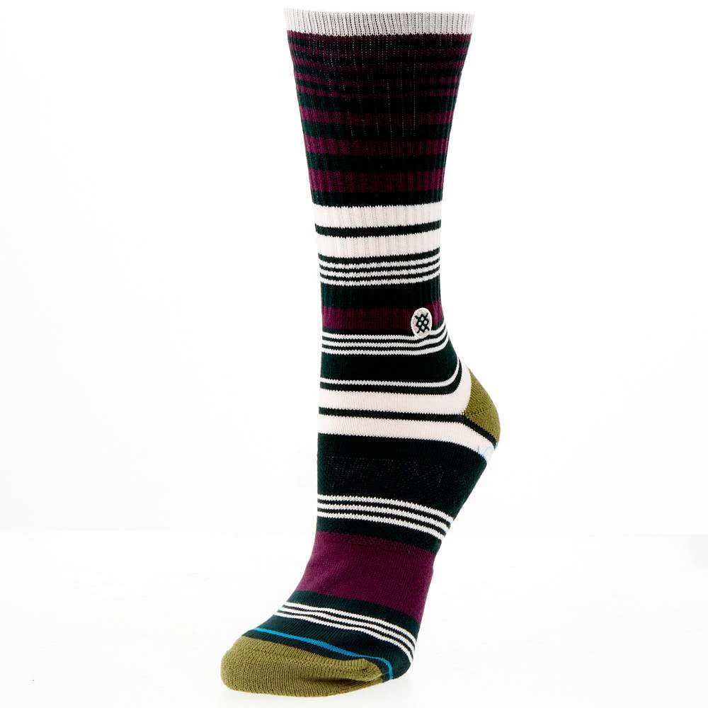 Stance Suited Green Stripe Crew Socks - Image 4