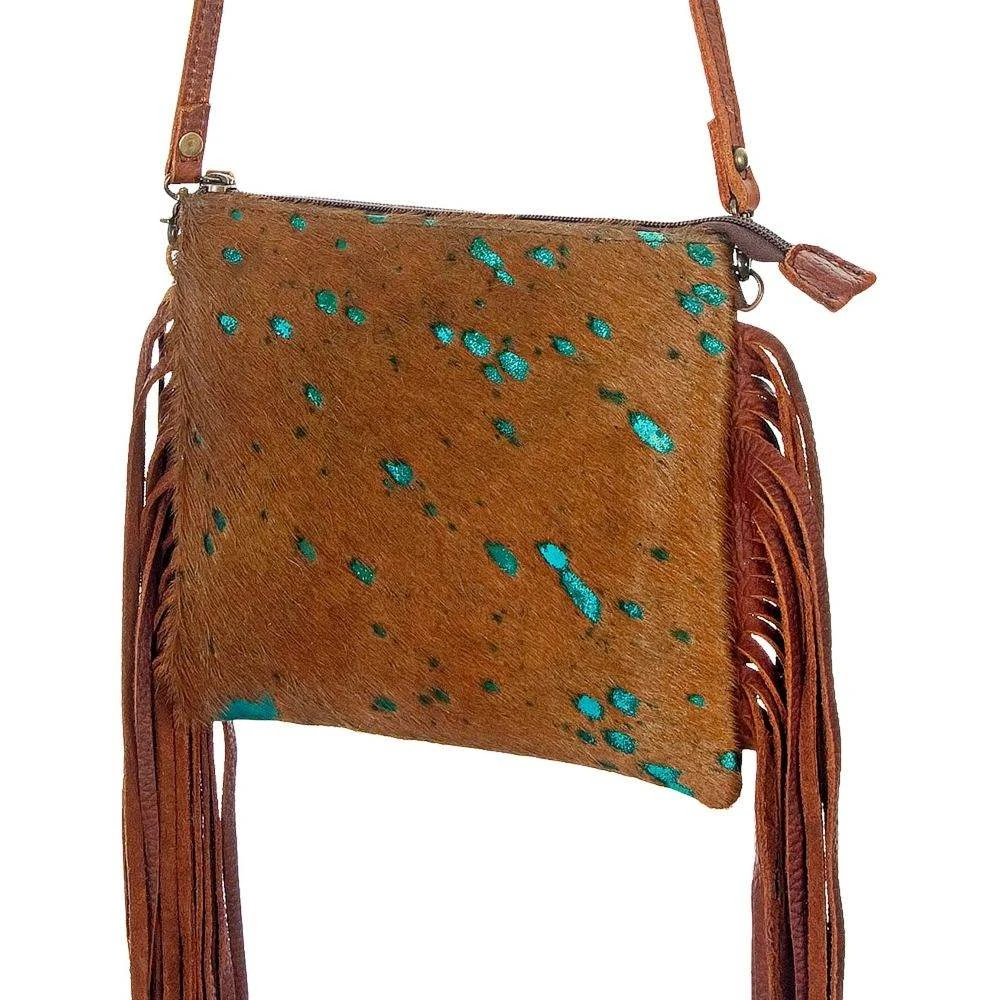 American Darling Cowhide Crossbody Purse - Image 2