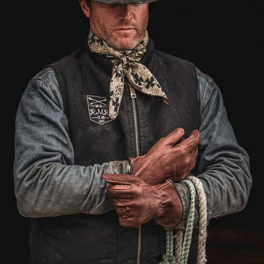 Bear Knuckles Medium Duty Brown Cowhide Driver Glove - Image 2