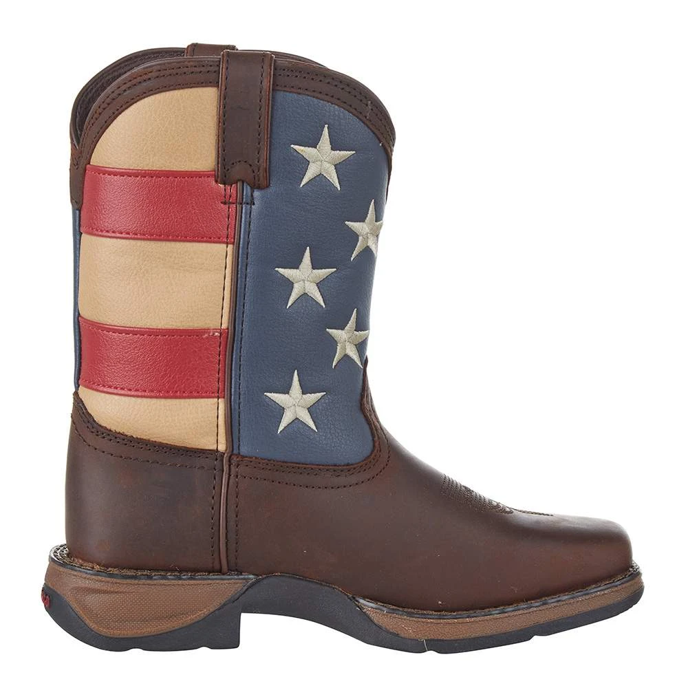 Durango Boots Youth Lil Rebel American Flag Boots - Image 5