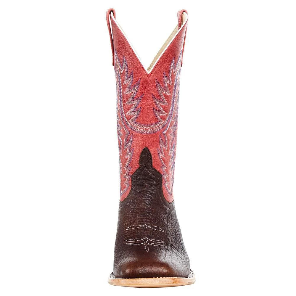 Horsepower Boots Men`s HP Top Hand Brown Shrunken Shoulder 13` Red Sinsation Top Boot - Image 3