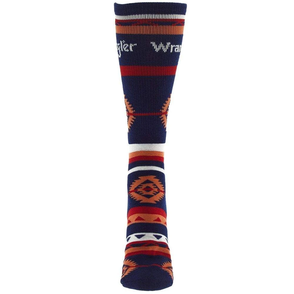 For Bare Feet Men's Navy Wrangler Aztec Socks - Image 2