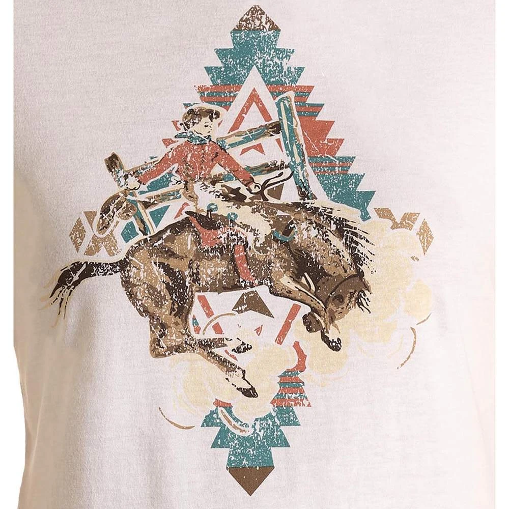 Panhandle Women's Graphic Tee With Contrast Sleeves - Image 2