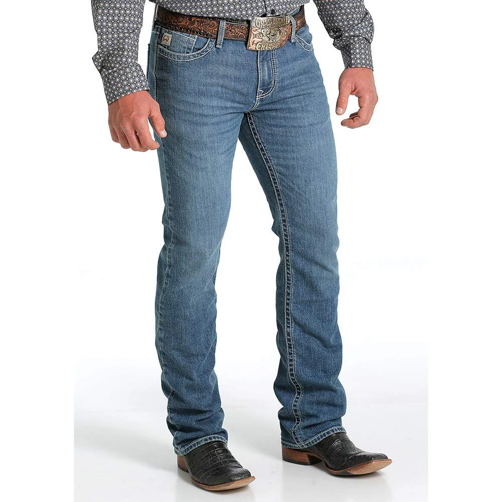 Cinch Men's Ian Medium Stonewash Boot Cut Jean - Image 2
