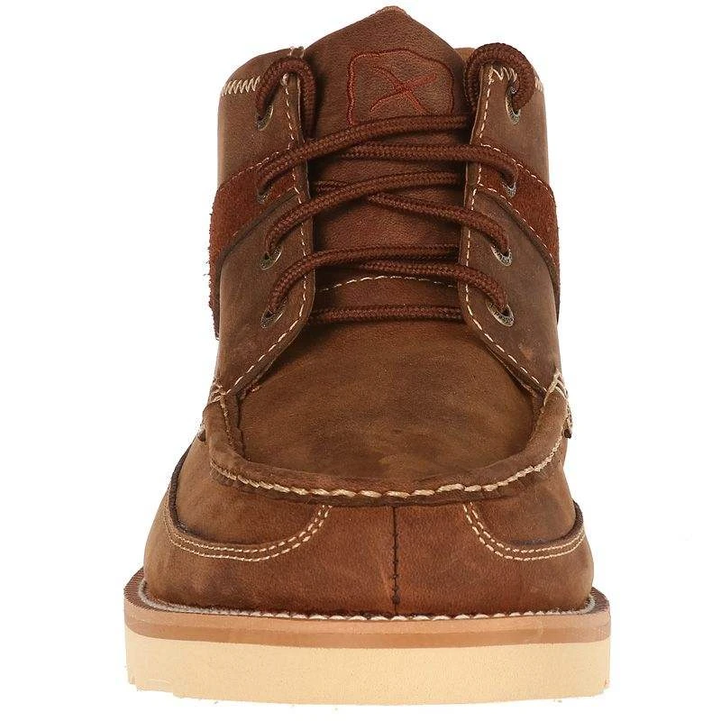 Twisted X Men's Oiled Saddle Wedge Casuals - Image 4
